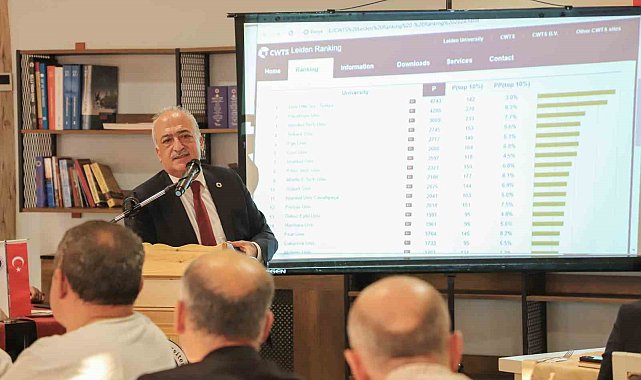 Rektör Çomaklı, çalışma ekibiyle bir araya geldi