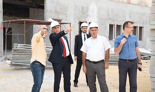 Rektör Karahocagil, Kırşehir Devlet Hastanesi inşaat alanını gezdi