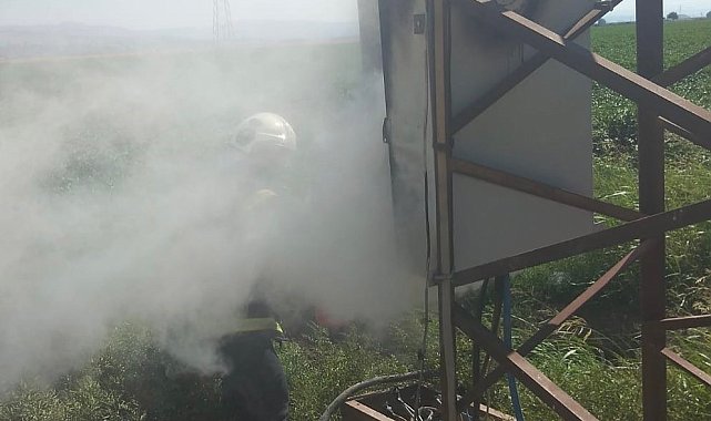 Reyhanlı'da trafo yangını