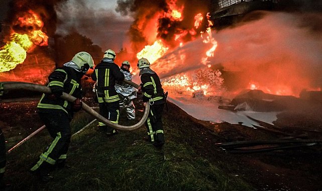 Rusya, Ukrayna'da enerji ve sanayi tesisini vurdu