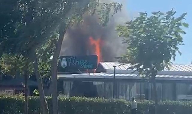 Sakarya'da bir işletme alev topuna döndü