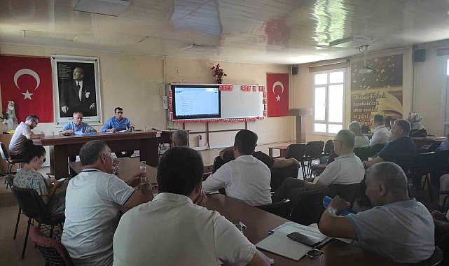 Sarıgöl'de yeni eğitim öğretim yılına hazırlık toplantısı yapıldı
