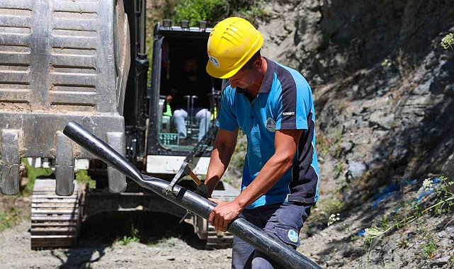 SASKİ, 2 bin 500 metrelik içme suyu hattı yenileniyor