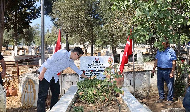 Şehit jandarma er Altun mezarı başında anıldı