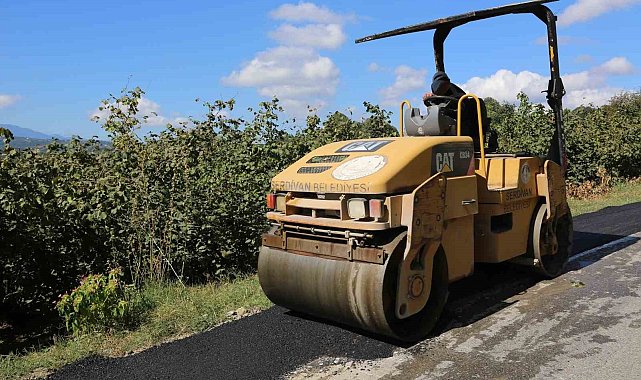 Serdivan'da asfalt mesaisi sürüyor