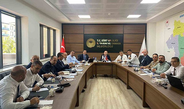 Siirt'te İl Su Kurul Toplantısı yapıldı