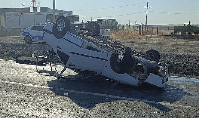 Siverek-Şanlıurfa karayolunda kaza: 2 yaralı