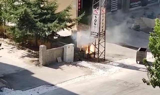 Siverek'te elektrik panosu patladı
