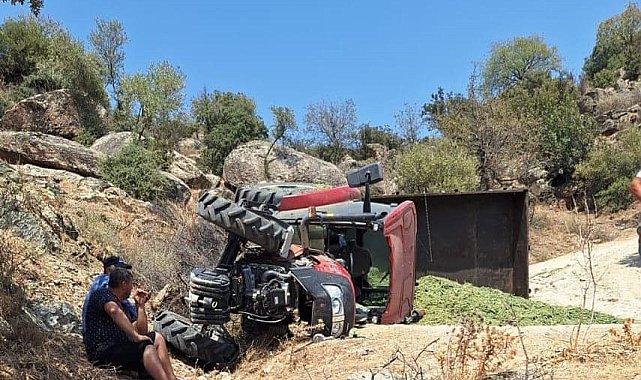 Söke'de traktör kazası: 1 ölü