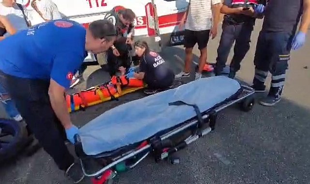 Sürat motoruyla hız faciayla bitti, metrelerce sürüklenen kızın kolu kopma noktasına geldi