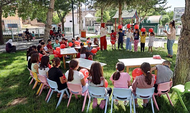 Talas'ta gezici kütüphane yaz turunu tamamladı