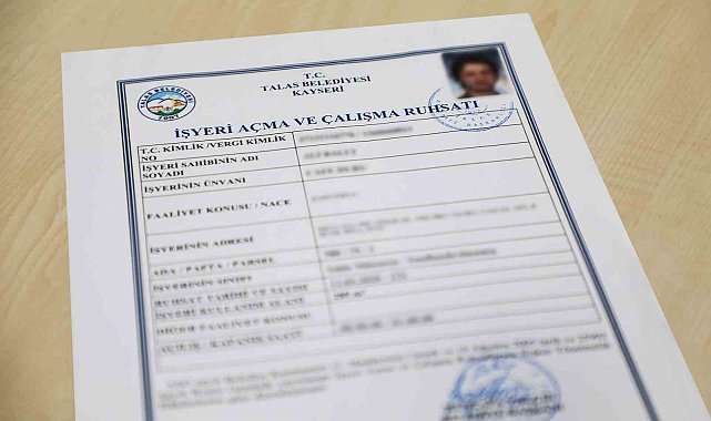 Talas'ta yılın ilk yarısında rekor yeni işyeri