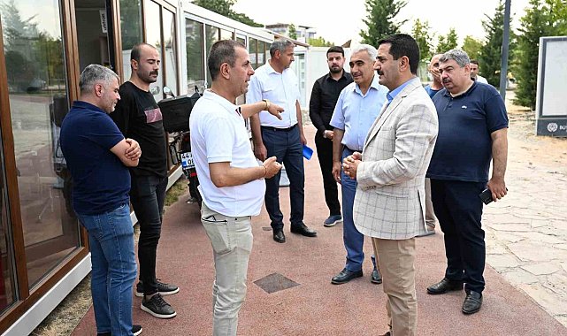 Taşkın, Millet Bahçesi esnaflarla bir araya geldi