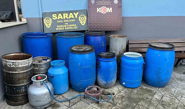 Tekirdağ'da 460 litre sahte alkol ele geçirildi: 1 gözaltı