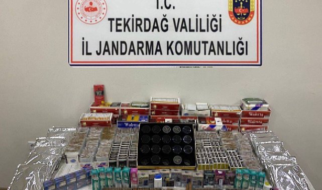 Tekirdağ&#039;da kaçak sigara operasyonu