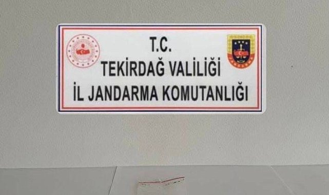 Tekirdağ&#039;da uyuşturucu denetimlerinde 3 kişi yakalandı