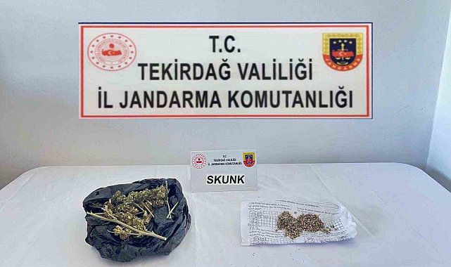 Tekirdağ'da uyuşturucu operasyonu