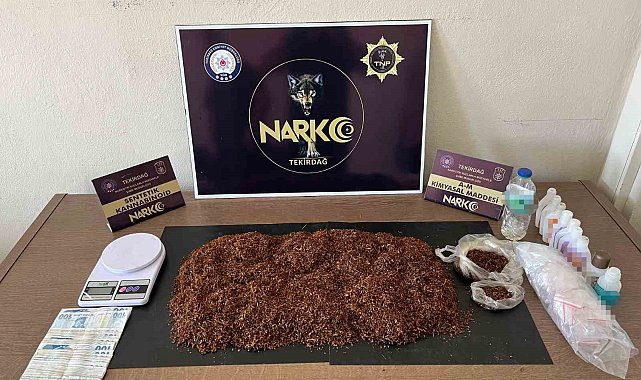 Tekirdağ'da uyuşturucu operasyonu