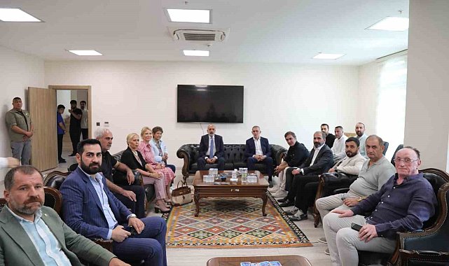 TFF Başkanı İbrahim Hacıosmanoğlu'ndan DTSO'ya ziyaret