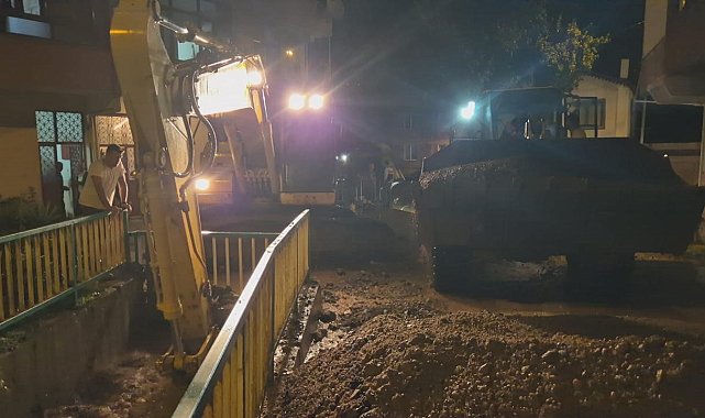 Trabzon'da su baskınları meydana geldi