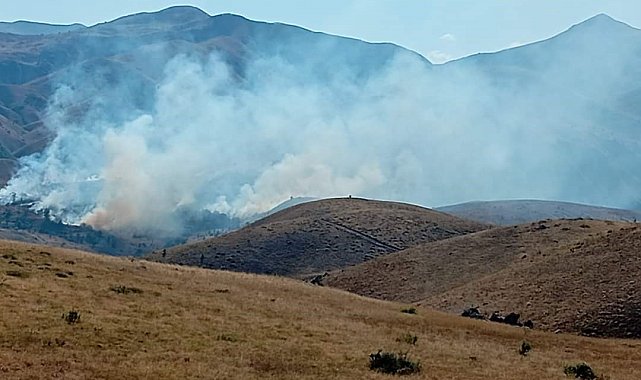 Tunceli'de yangın