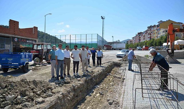 Türkeli'de doğalgaz dolum tesisi çalışmaları başladı