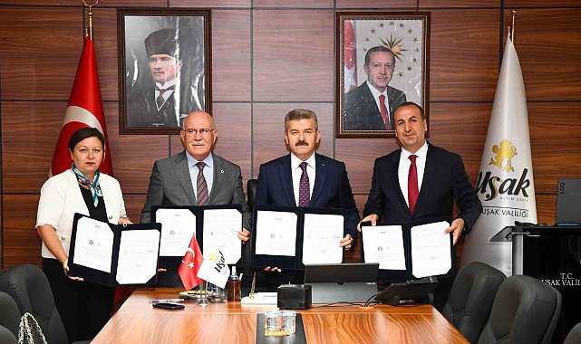 Uşak'ta 'Sağlıklı Yaşam' projesinde imzalar atıldı