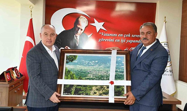 Vali Coşkun, Beyağaç Belediyesini ziyaret etti
