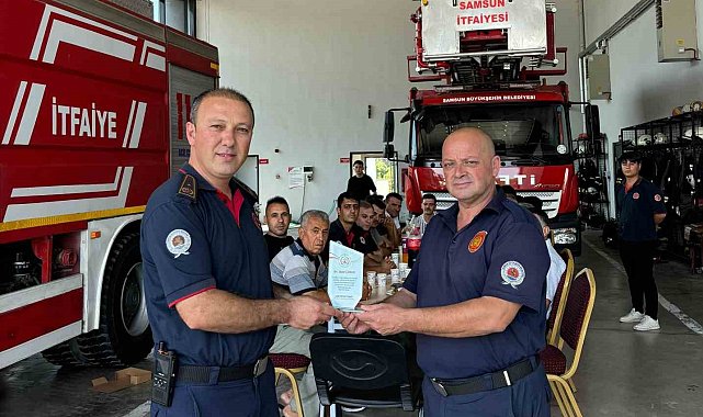 Vezirköprü itfaiyede görev değişimi