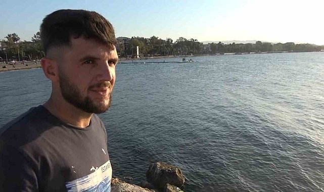 Yalova'da denizde boğuma tehlikesi geçiren şahsı kurtaran genç o anları anlattı