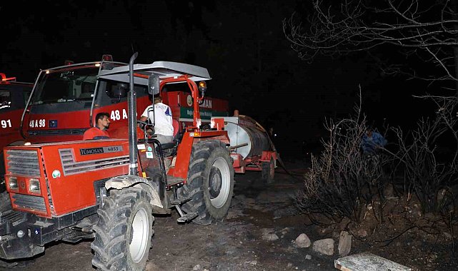 Yangına ilk müdahale tankerleri orman yangınlarında etkili oldu