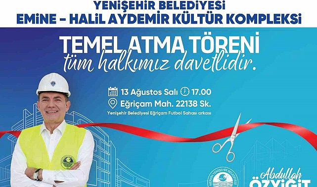 Yenişehir Belediyesi, ilçeye yeni kültür kompleksi kazandıracak
