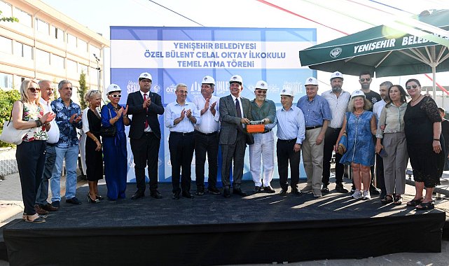 Yenişehir'de 320 öğrenci kapasiteli ilkokulun temeli atıldı