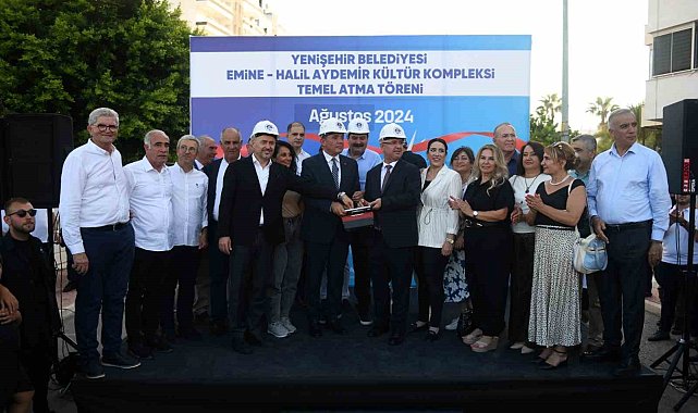 Yenişehir'de kütüphane ve taziyeevinden oluşan kompleksin temeli atıldı