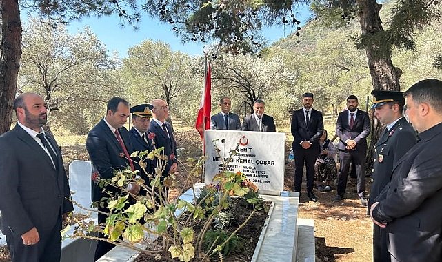 Zafer Bayramı'nda Datçalı şehitler unutulmadı