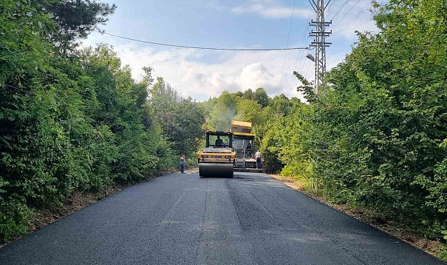 Zonguldak'ta köy yolu çalışmaları tamamlandı