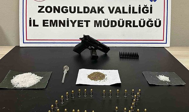 Zonguldak'ta uyuşturucu operasyonunda 2 şüpheli tutuklandı