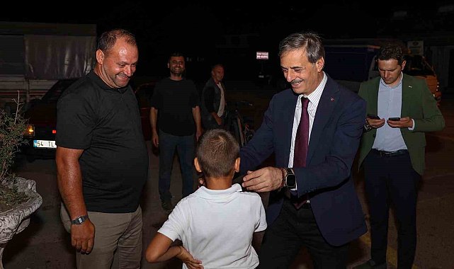 Başkan Alemdar Sakarya'da adım adım vatandaşlarla kucaklaşıyor