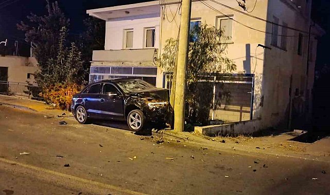 Bodrum'da trafik kazası: 1 ölü, 1 ağır yaralı