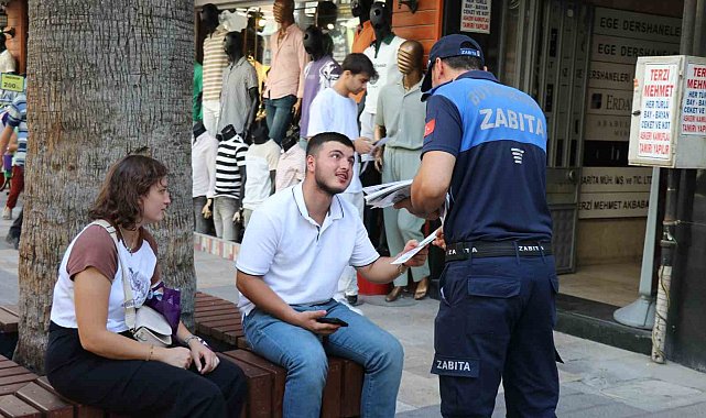 Denizli'nin ilk izmarit timi denetimlerine başladı