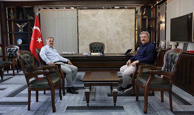 Palancıoğlu'ndan Başkan Özdoğan'a 'hayırlı olsun' ziyareti