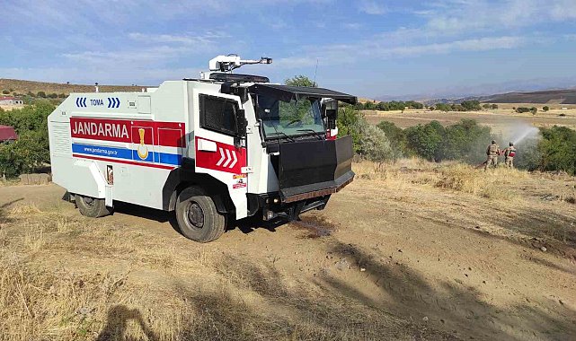 Tunceli'deki yangında 11 hektarlık alan zarar gördü