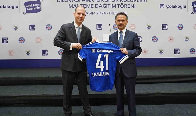 'Dilovası Amatör Spor Kulüpleri Malzeme Desteği Dağıtım Töreni' gerçekleşti