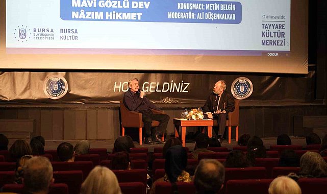 'Mavi gözlü dev' Nâzım Hikmet, Bursa'da anıldı