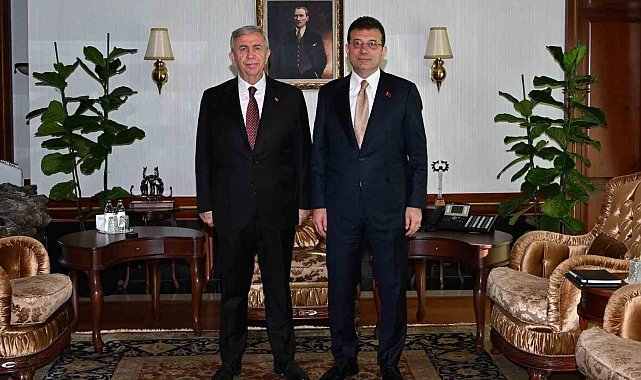 ABB Başkanı Yavaş ve TBB Başkanı İmamoğlu bir araya geldi