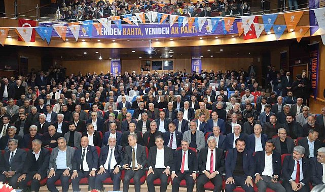 Adıyaman Kahta'ta AK Parti 8. Olağan İlçe Kongresi gerçekleştirildi