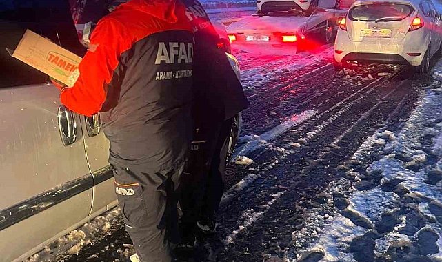 AFAD: "25 Kasım Pazartesi 25 ilimize sarı uyarı ve 13 ilimize turuncu uyarı verilmiştir"