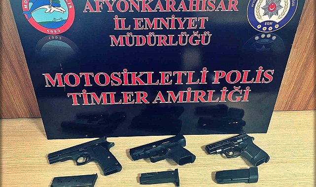 Afyonkarahisar'da polis 1 haftalık denetim raporunu açıkladı
