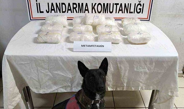 Ağrı'da tırın dorsesinde 16 kilo 200 gram metamfetamin ele geçirildi