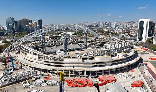 Ankara'nın yeni stadyum kompleksi hızla tamamlanıyor